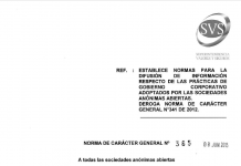 Norma de Caracter General 385