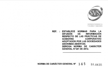Norma de Caracter General 385