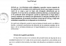 Sentencia TC sobre deber de reserva de los directores