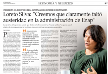 Loreto Silva y la profesionalización que le quiere dar a ENAP