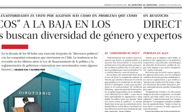 Políticos a la baja en los directorios y empresas buscan diversidad de género y expertos digitales
