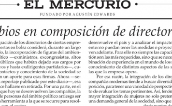 Cambios en la composición de directorios