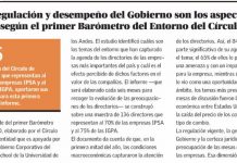 Entorno macroeconómico, regulación y desempeño del Gobierno son los aspectos potencialmente más negativos para la empresa