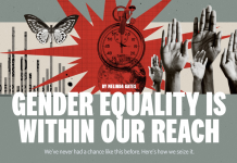 Gender equality is within our reach