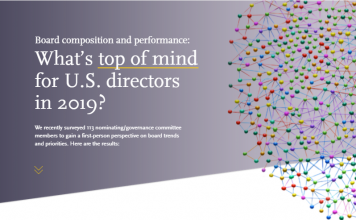 ¿What’s top of mind for U.S. directors in 2019?