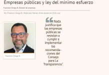 Empresas públicas y ley del mínimo esfuerzo