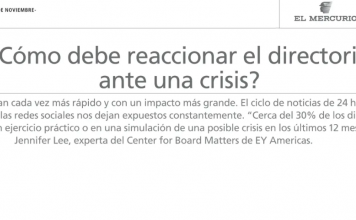 ¿Cómo debe reaccionar el directorio ante una crisis?