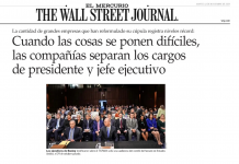 Cuando las cosas se ponen difíciles, las compañías separan los cargos de presidente y jefe ejecutivo