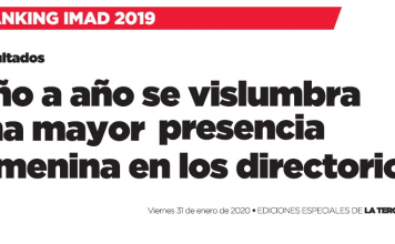 Ranking IMAD: Mayor presencia femenina