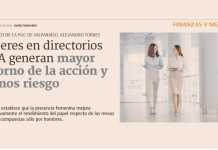 Mujeres en directorios IPSA – Diario Financiero