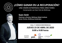 Video conferencia: ¿Cómo ganar en la recuperación? Una visión estratégica para directores (23 de abril, 2020)