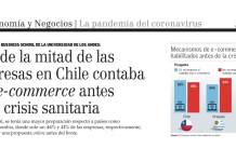 Más de la mitad de las empresas en Chile contaba con e-commerce antes de la crisis sanitaria