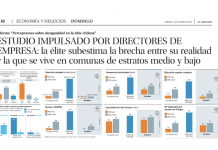 Estudio «Percepciones sobre desigualdad en la élite chilena»