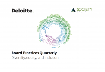 Diversity, Equity and Inclusion: Board Practices Quarterly