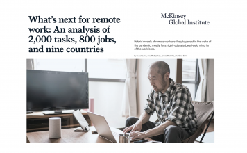 What’s next for remote work: An analysis of 2,000 tasks, 800 jobs, and nine countries