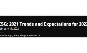 ESG: 2021 Trends and Expectations for 2022